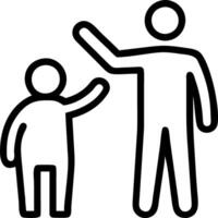 Candid capture of a boss giving a pat on the back to an employee vector
