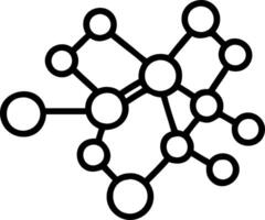 Abstract Network of Connected Dots Representing Ideas vector