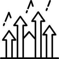 Abstract business growth concept with copy space vector