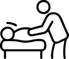Bokeh digital art of a caregiver adjusting a pillow for a patient vector