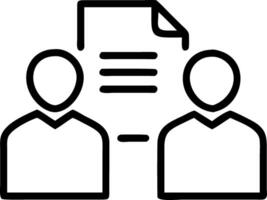 Business partners reviewing documents together candid office shot with copy space vector