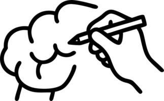 Abstract Close Up of Hands Writing on a Whiteboard vector