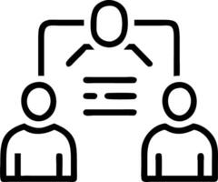 Business partners reviewing data glossy background with copy space vector