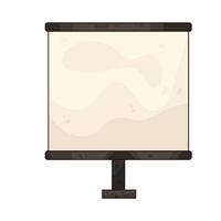 Illustration of Projector Screen vector
