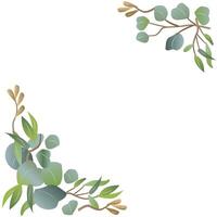 Decorative Leaves Frame and Border vector