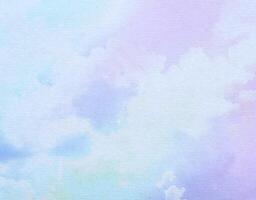 Soft sky and cloud with pastel color filter and grunge texture photo