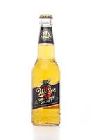 Refreshing draft beer captured in a cool studio setting on a bright day photo