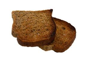 Perfectly toasted slices of whole grain bread enjoying a warm morning glow in a cozy kitchen setting photo