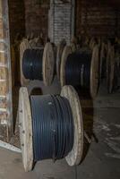 Cross section of high-voltage cable High quality photo
