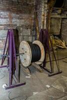 Cross section of high-voltage cable High quality photo