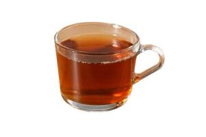 Warm cup of tea steaming gently on a table during a cozy afternoon session with friends photo