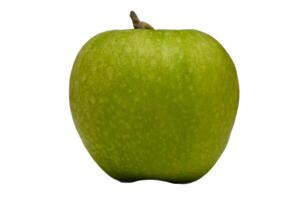 Fresh and vibrant green apple ready to delight with its crisp texture and tangy flavor photo
