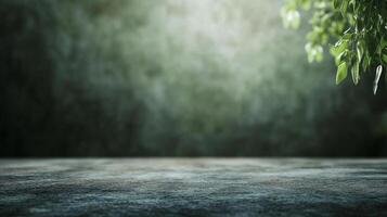 Tree branch is visible in the background of a photo. The photo is blurry and has a moody atmosphere