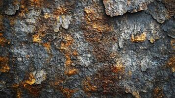 Rough, weathered surface with a lot of texture and a lot of brown and orange tones photo