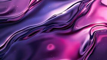 Purple and blue wave pattern with a shiny, metallic look. The colors are vibrant and the texture is smooth photo
