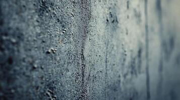 Wall with a grey and white texture. The wall is covered in a rough, uneven surface photo