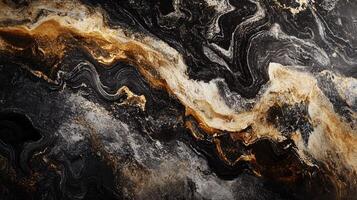 Black and gold swirl pattern with a gold and black color scheme. The pattern is very intricate and detailed photo