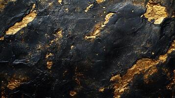 Black and gold background with a gold and black pattern. The background is made of gold and black, giving it a luxurious and elegant appearance. The gold and black pattern is intricate and detailed photo