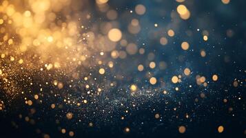 The image is a blurry, colorful, and sparkling background with a few bright yellow and blue spots. Scene is lively and energetic, with the bright colors photo