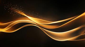 Long, curvy line of gold with a lot of sparkles. The line is dark and the sparkles are bright photo