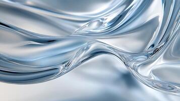 Blue and silver wave with a lot of detail. The image is abstract and has a lot of texture photo