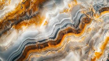 Large, textured stone with a mix of brown and white colors. The stone has a unique, almost abstract appearance, with its various shades of brown and white creating a sense of depth and dimension photo