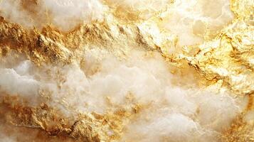 oro y blanco antecedentes con un nube en el cielo. el oro y blanco color esquema da el imagen un lujoso y elegante sensación foto