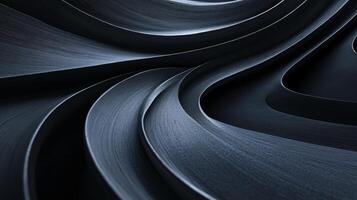 Black and white photo of a curved line with a lot of detail. The photo has a mood of mystery and intrigue