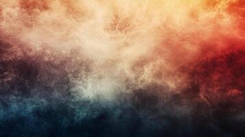 Colorful background with a lot of texture and a sense of chaos. The colors are red, blue, and yellow photo