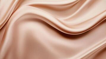 Long, flowing piece of fabric with a gold hue. The fabric is draped over a surface, creating a sense of movement and elegance photo
