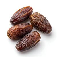 Date fruit isolated on white background photo
