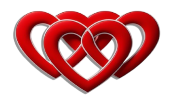 3D-rendered pink balloon in the shape of a heart, floating in mid-air with soft reflections, against a clean white background png