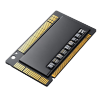 Modern Black and Gold RAM Memory Stick for Computers png