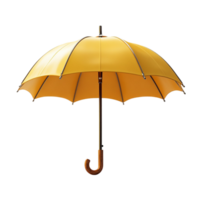 Yellow Umbrella on Transparent Background png