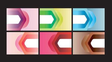 Gradient Flow Design Collection vector