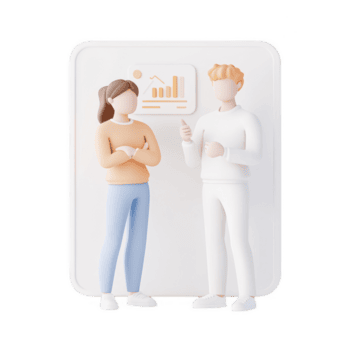 två företag yrkesverksamma diskuterar strategier med data diagram i en modern miljö. png