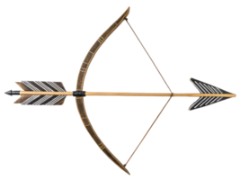 double headed arrow with thin lines, featuring unique design and craftsmanship. This arrow symbolizes direction and purpose, making it striking decorative piece png