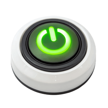 raggiante verde energia pulsante simboleggiante tecnologia e controllo, ideale per dispositivi e elettronica. Questo cattura essenza di moderno innovazione e funzionalità png