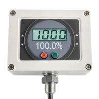 Digital pressure gauge with clear display and precision measurement png