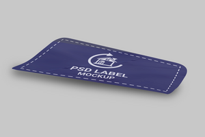 Paper Sticker Mockup Design Template Tag Mockup psd