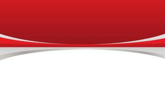 Modern red white abstract banner background vector