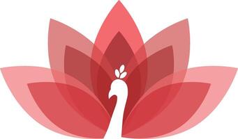 Lotus Peacock Logo vector