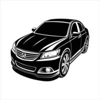 Honda Accord Turbo. vector