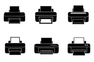 Printer machine icon on white background vector