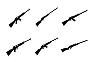 A large set of modern and not only small arms vector
