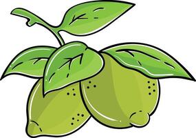 lemon color illustration vector