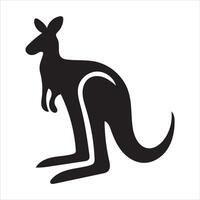 Kangaroo Silhouette Design Fully Editable EPS 10 File vector