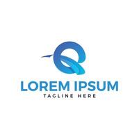 Modern and Dynamic Q Logo Design Template vector