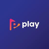 Vibrant, Modern Play Button Logo Design Template vector