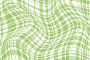 simple abstract soft grass green color plaid check pattern vector